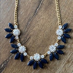 J. Crew Floral Statement Collar Necklace